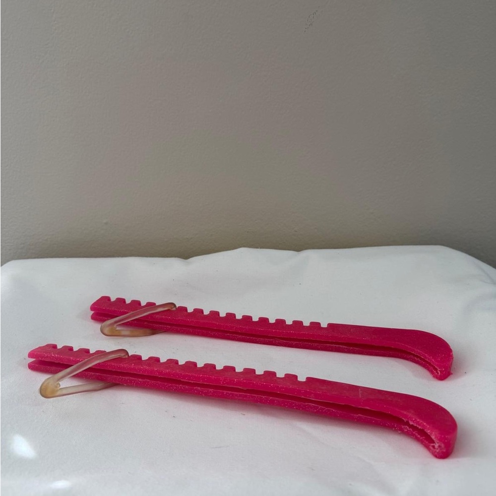 Bright Pink Skate Blade Covers (Pair)